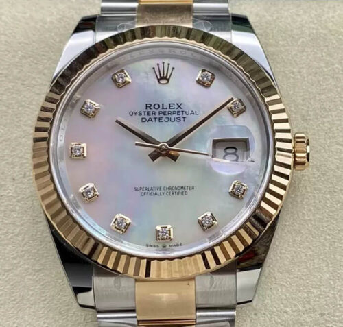 Replica Rolex Datejust 41MM M126331-0013 Clean Factory Diamond Dial